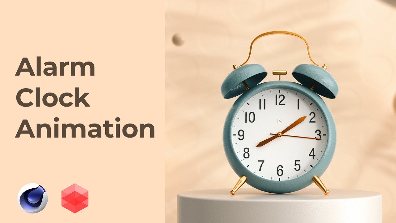 Alarm Clock Animation | Project Breakdown #9 (Cinema 4D, Redshift & After Effects)