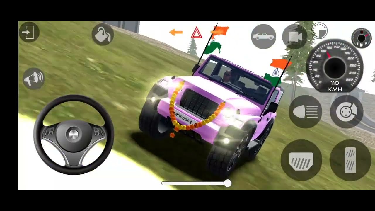 Dollar Song Modified Mahindra Thar Indian Cars Simulator 3D