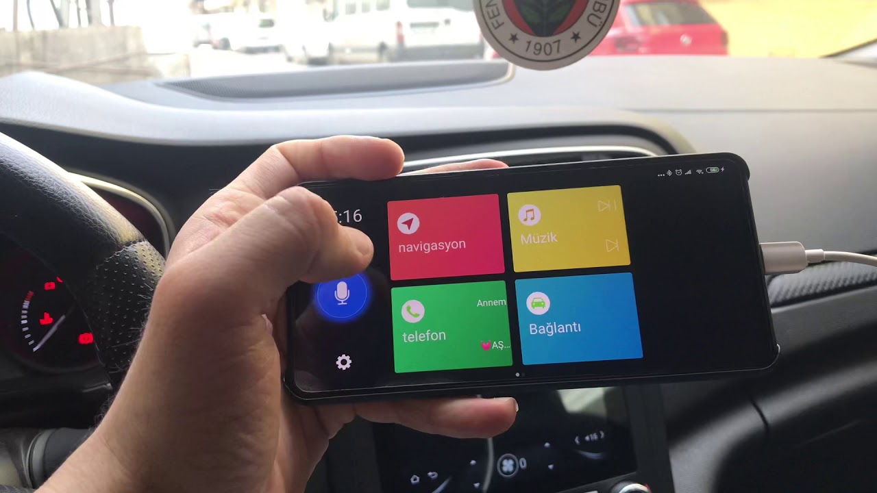 Megane 4 necvox ekrana telefon ekranı yansıtmak