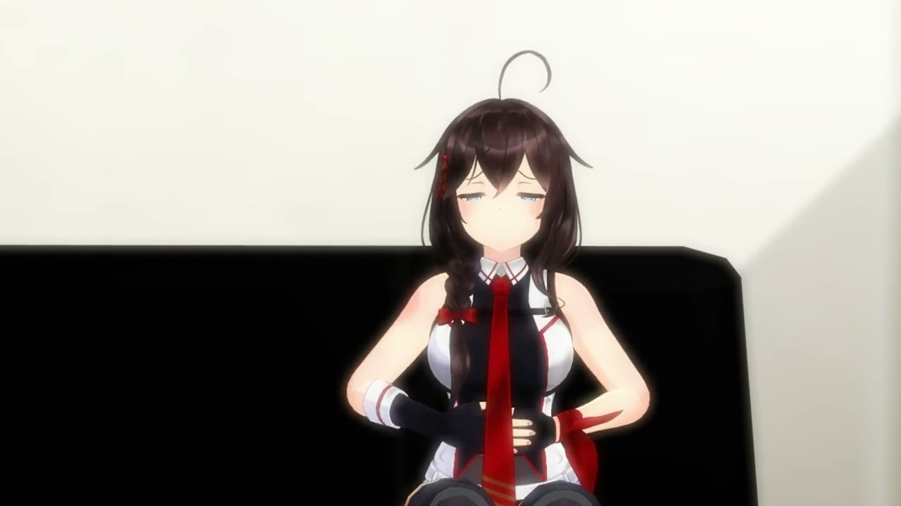 MMD Stomachache girl