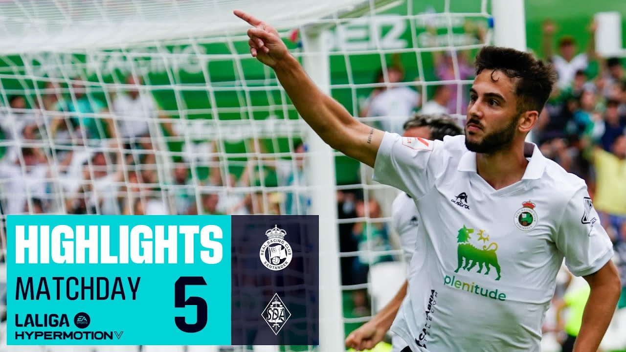 Resumen de Real Racing Club vs SD Amorebieta (1-0)
