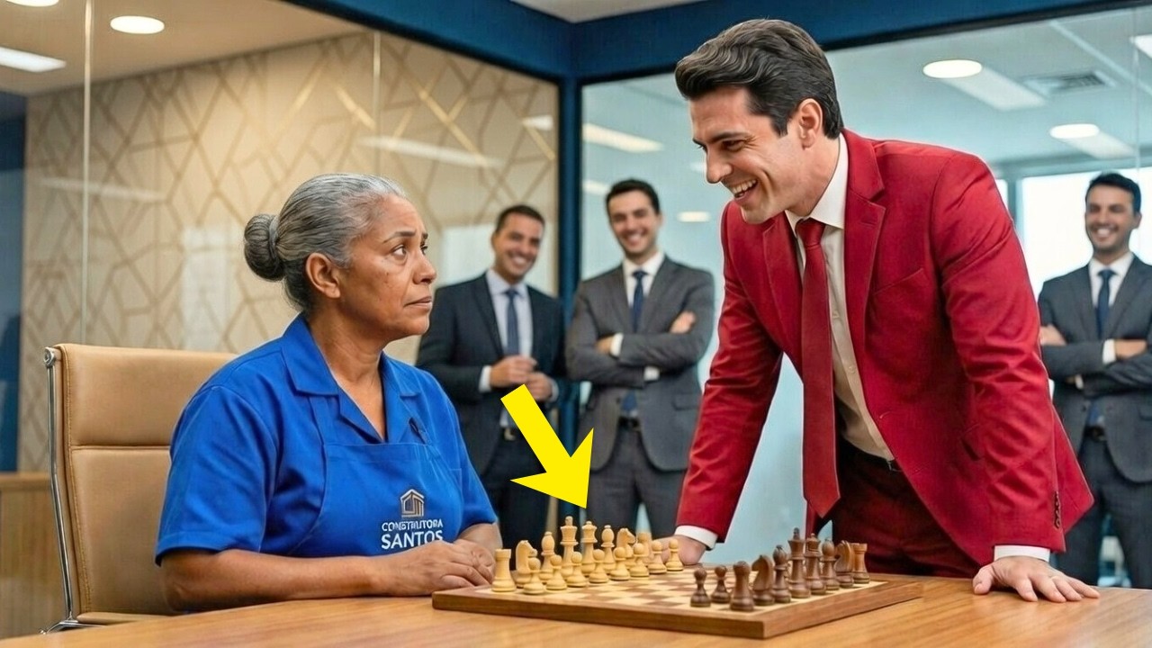 ELE DESAFIOU A FAXINEIRA NO XADREZ PARA HUMILHÁ LA… MAS A JOGADA FINAL O ANIQUILOU