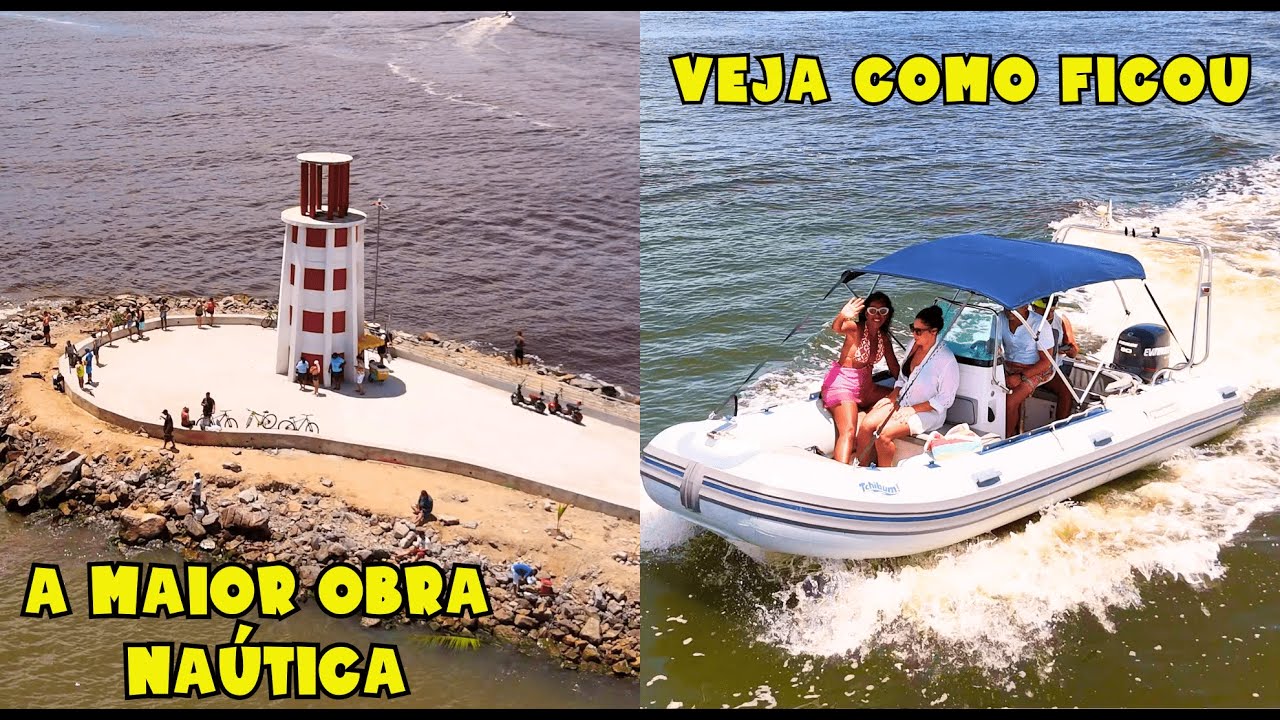 FOI ENTREGUE a MAIOR OBRA NÁUTICA do LITORAL Rio Juqueriquerê CARAGUATATUBA