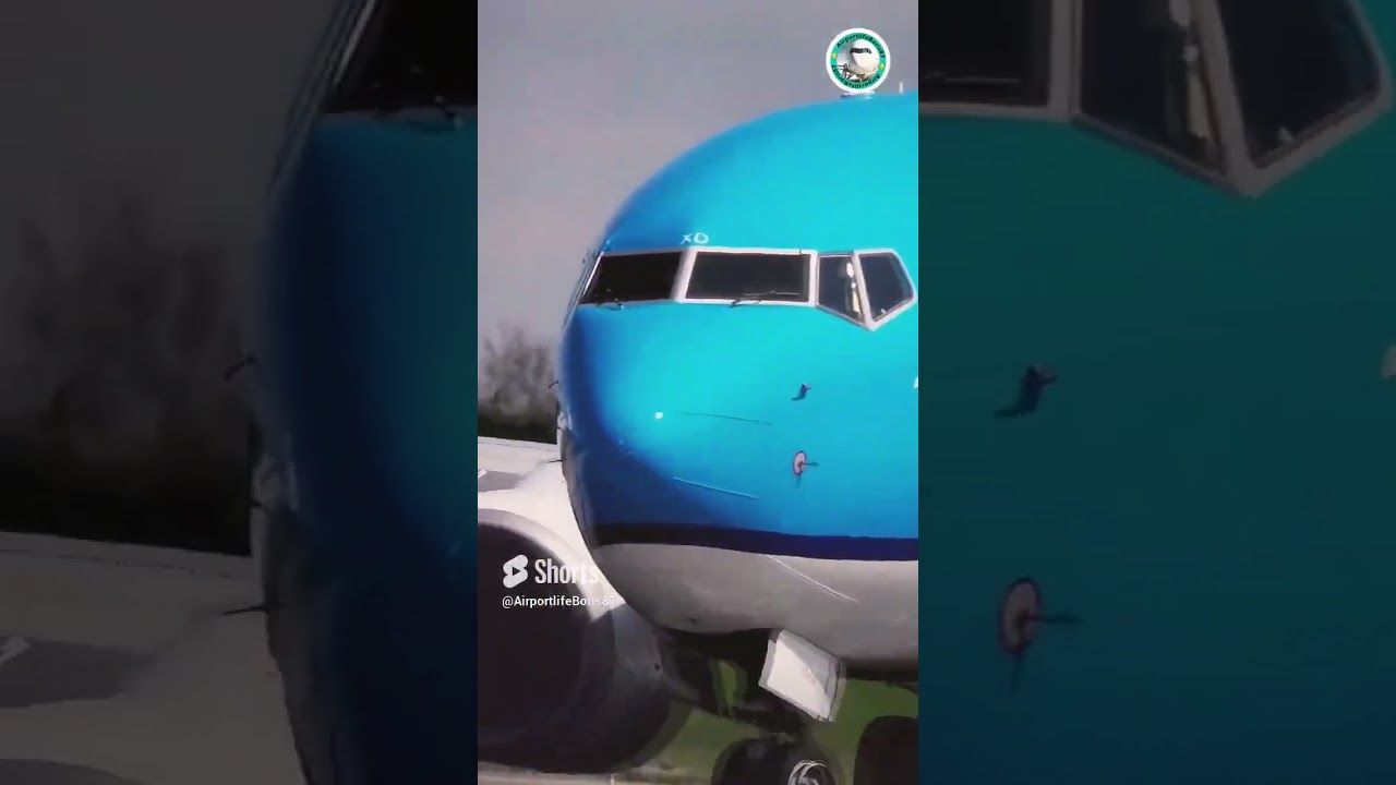 Boeing 737-800 , KLM , Closeup !!!