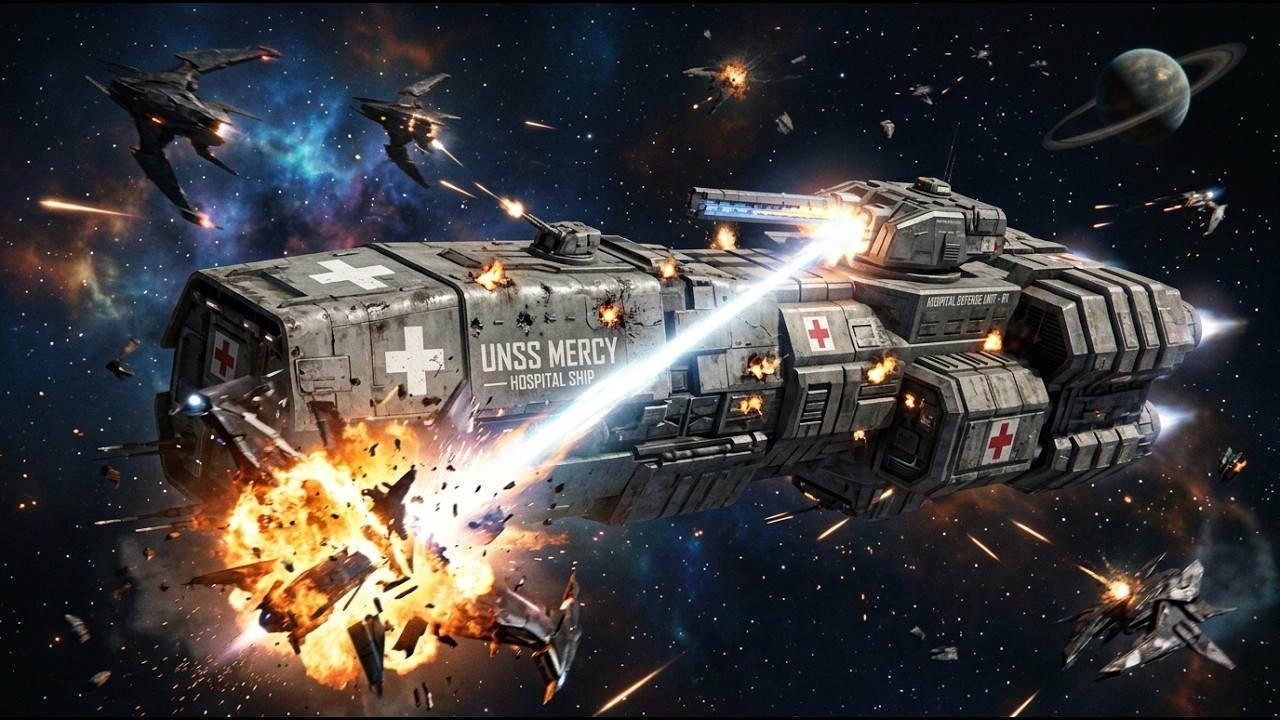 They Attacked a Human Hospital Ship… Then the Nightingale Protocol Activated | HFY