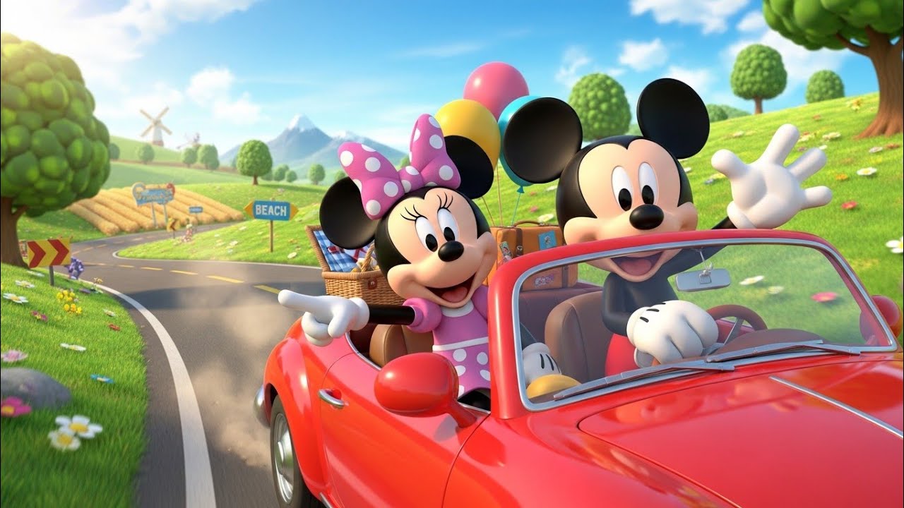 Mickey Mouse Road Trip Fun Adventure 🚗 | Mickey & Minnie Fun Travel Story for Kids