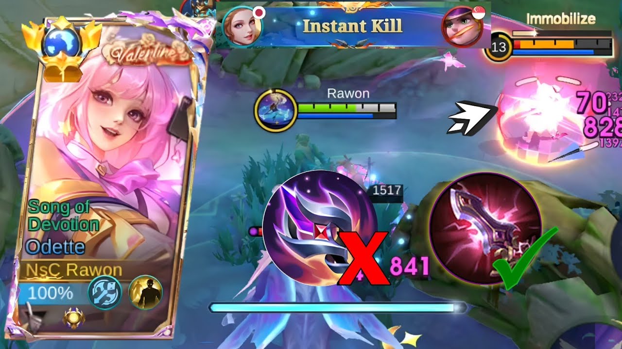 TOP GLOBAL ODETTE! BEST BUILD ODETTE ONE SHOT 2026!! RECOMMENDED BUILD ODETTE 2026🔥 (MUST TRY!!!) 