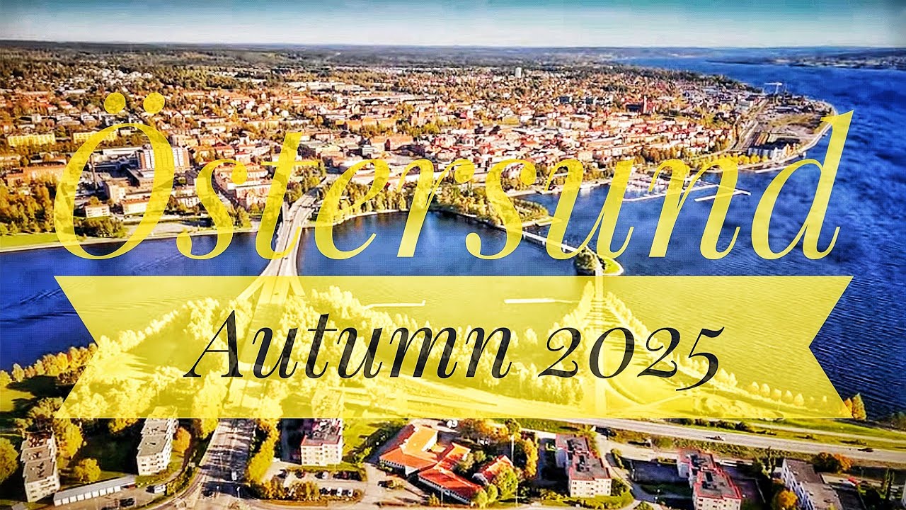 Эстерсунд - осень 2025. Дрон 4k60p, 24/70 мм, Dongle2