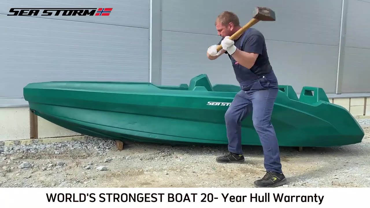 SeaStorm ! WORLD'S STRONGEST BOAT! 20-Year Hull Warranty!