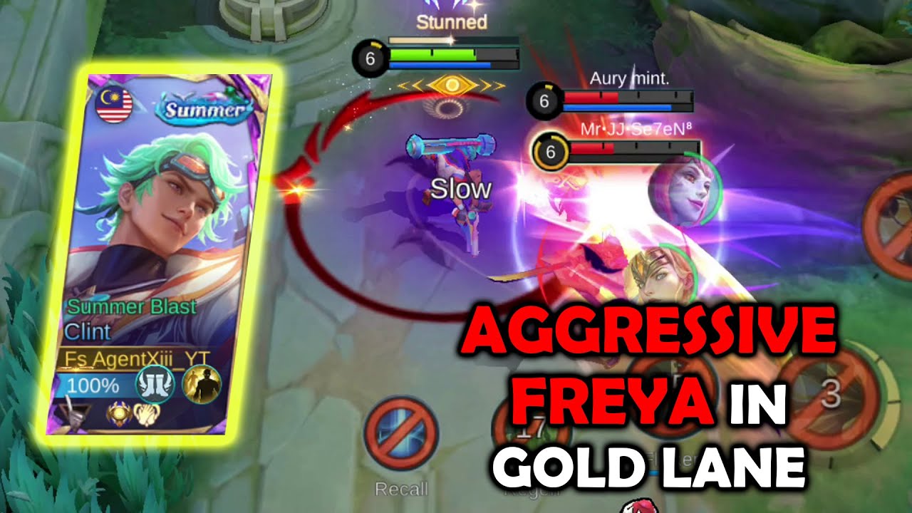 WE'RE TRAPPING FREYA WITH THIS!! - (CLINT) MLBB