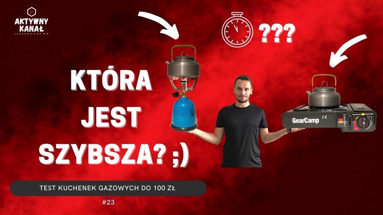 Test turystycznych kuchenek GAZOWYCH do 100 złotych Porównanie, która jest szybsza? Kamper i vanlife