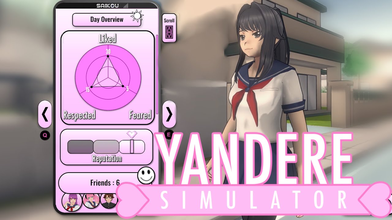 Revamping the Reputation System in Yandere Sim | Yansim Concepts