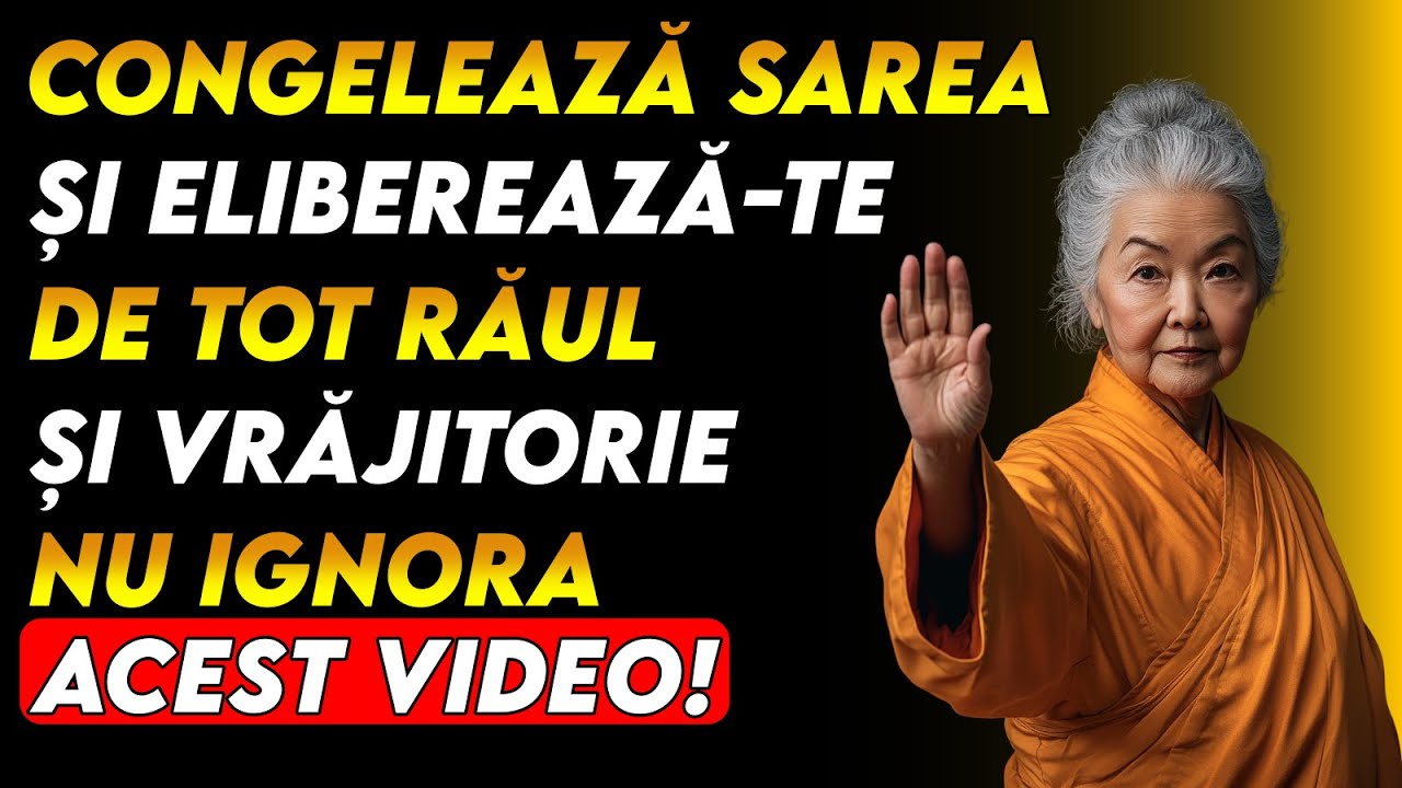 ÎNTOARCE TOT RĂUL ȘI VRĂJITORIA ÎNGHEȚÂND SAREA | ÎNVĂȚĂTURI BUDISTE