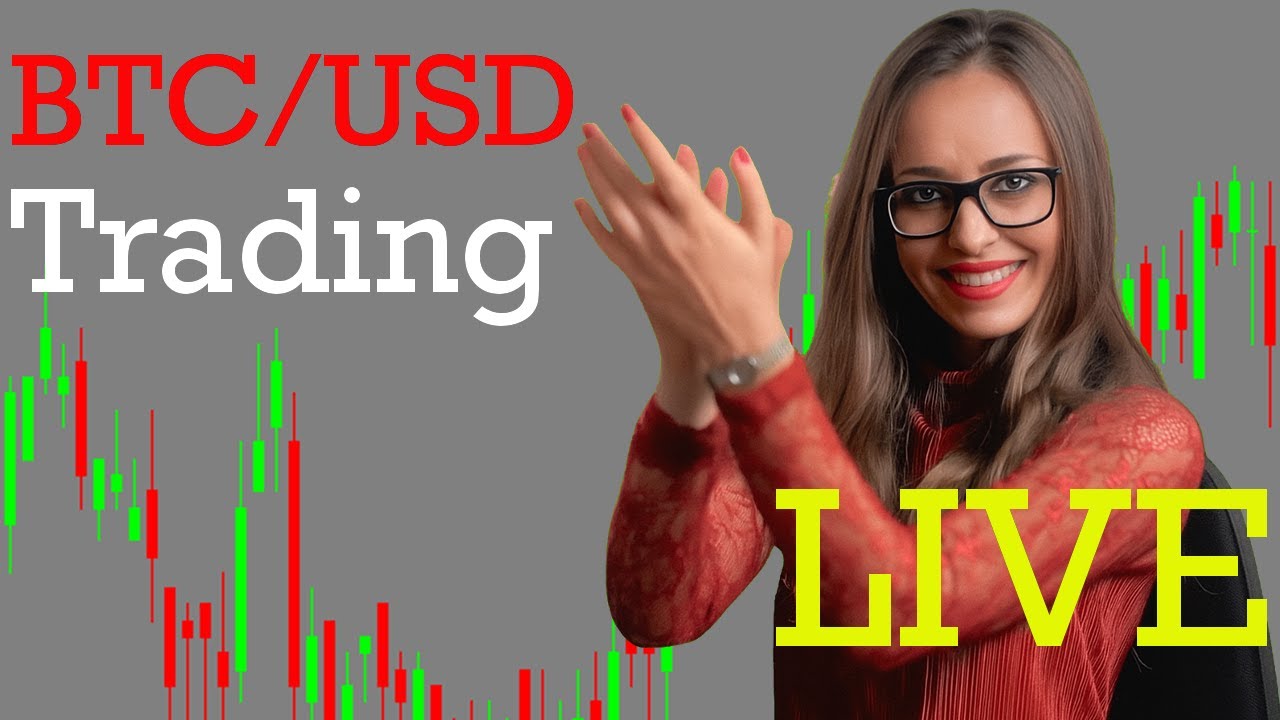 Live Bitcoin (BTCUSD) Trading & Technical Analysis - My Cryptocurrency Trading Strategy