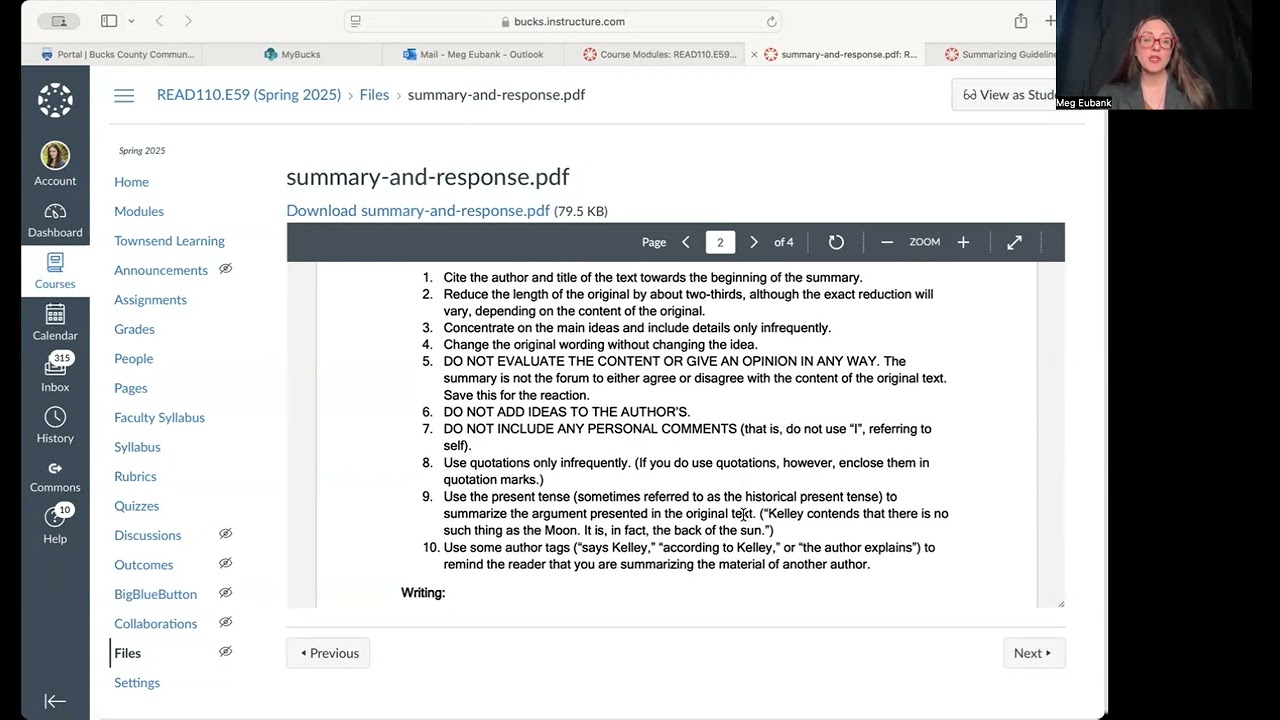 How to Do a Summary and Response Assignment