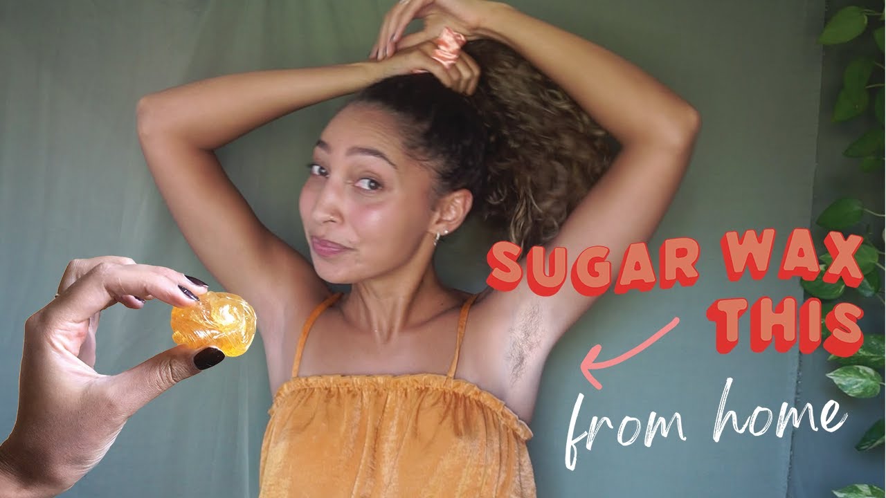 How to sugar your underarms from home ☼ hand mold and flick technique
