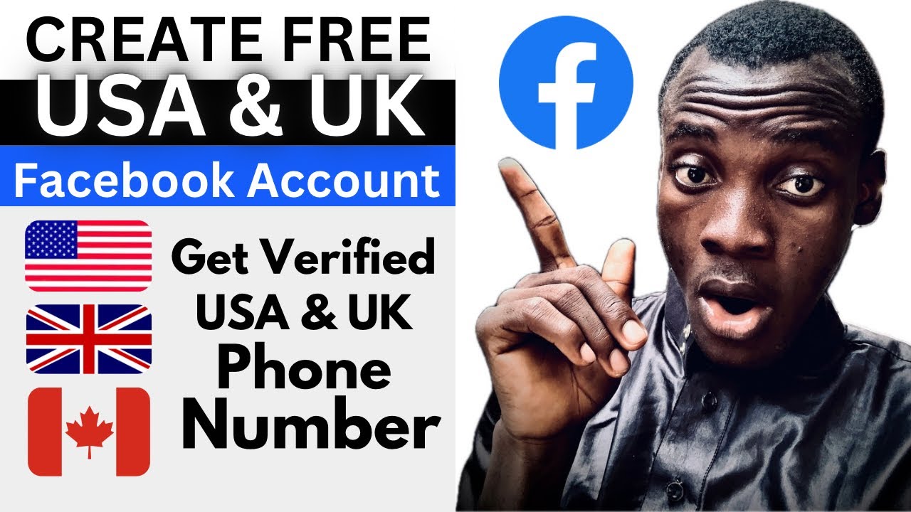 How to Create USA Facebook Account || FREE USA & UK Phone Number