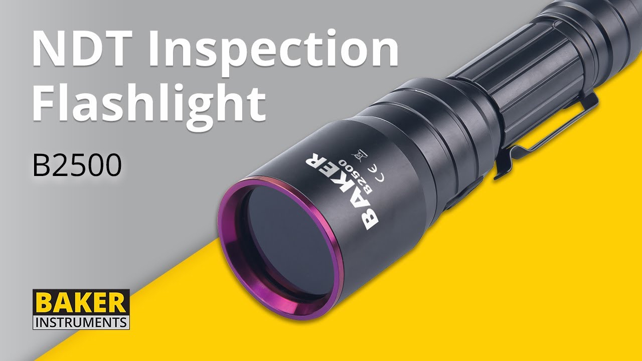 Baker B2500 NDT Inspection Flashlight