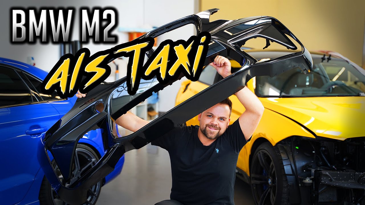 Ein verrückter BMW M2 wird in Dark Yellow Gloss von Avery foliert. RS3 Limousine Lackschutz & mehr!