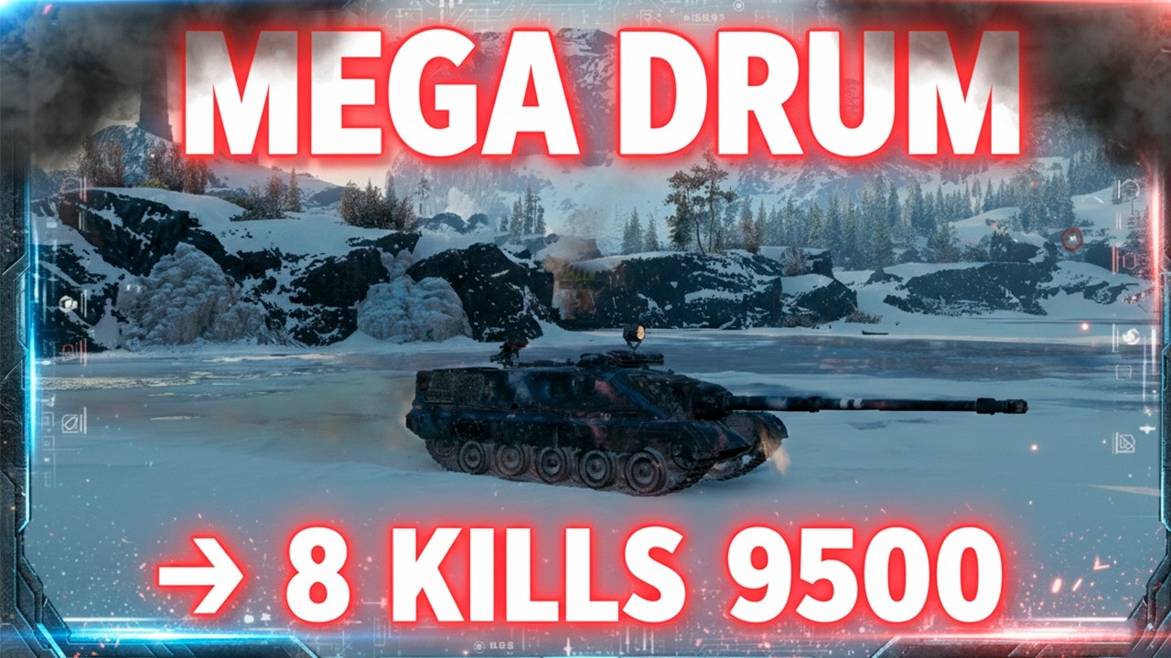 Foch B Mega Drum 💥 8 Kills 9500 Damage Carry#WorldOfTanks#FochB#WoTShorts#Autoloader#Clutch#Gaming
