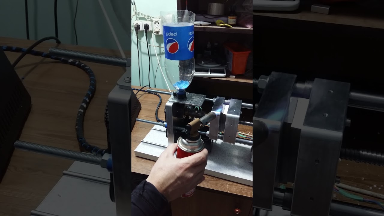 Starting MICROPLAST (with preheating of the mold)