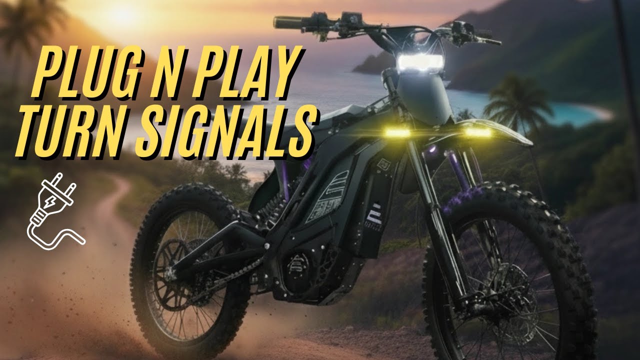 Комплект поворотников Plug N Play для Surron, Talaria и Eride Pro! Project 9