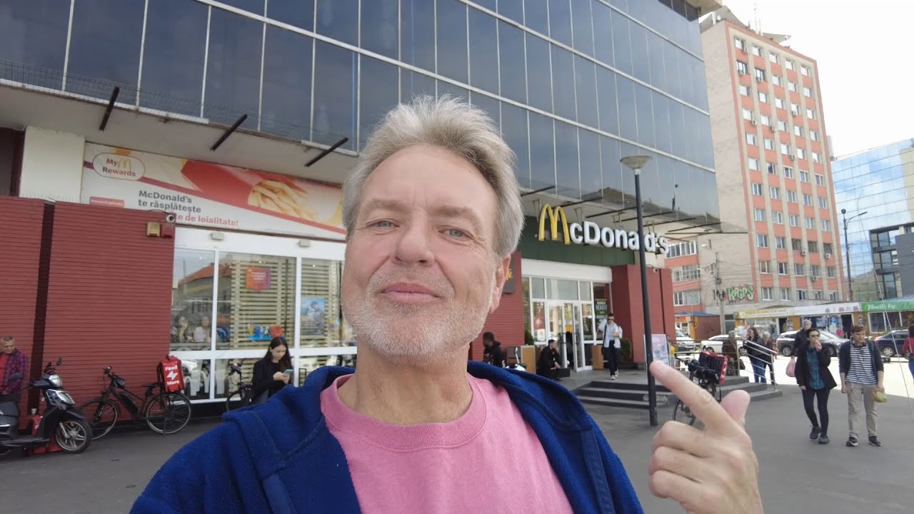 McDonalds Hamburger in Cluj Napoca Romania.  Same as the America. - Cluj Napoca Romania - ECTV