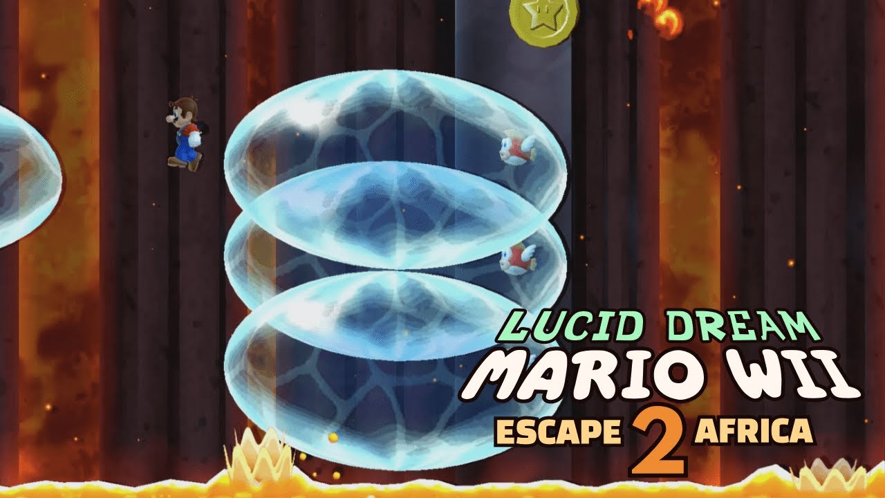 Lucid Dream MARIO WII Escape 2 Africa #16 Walkthrough 100%