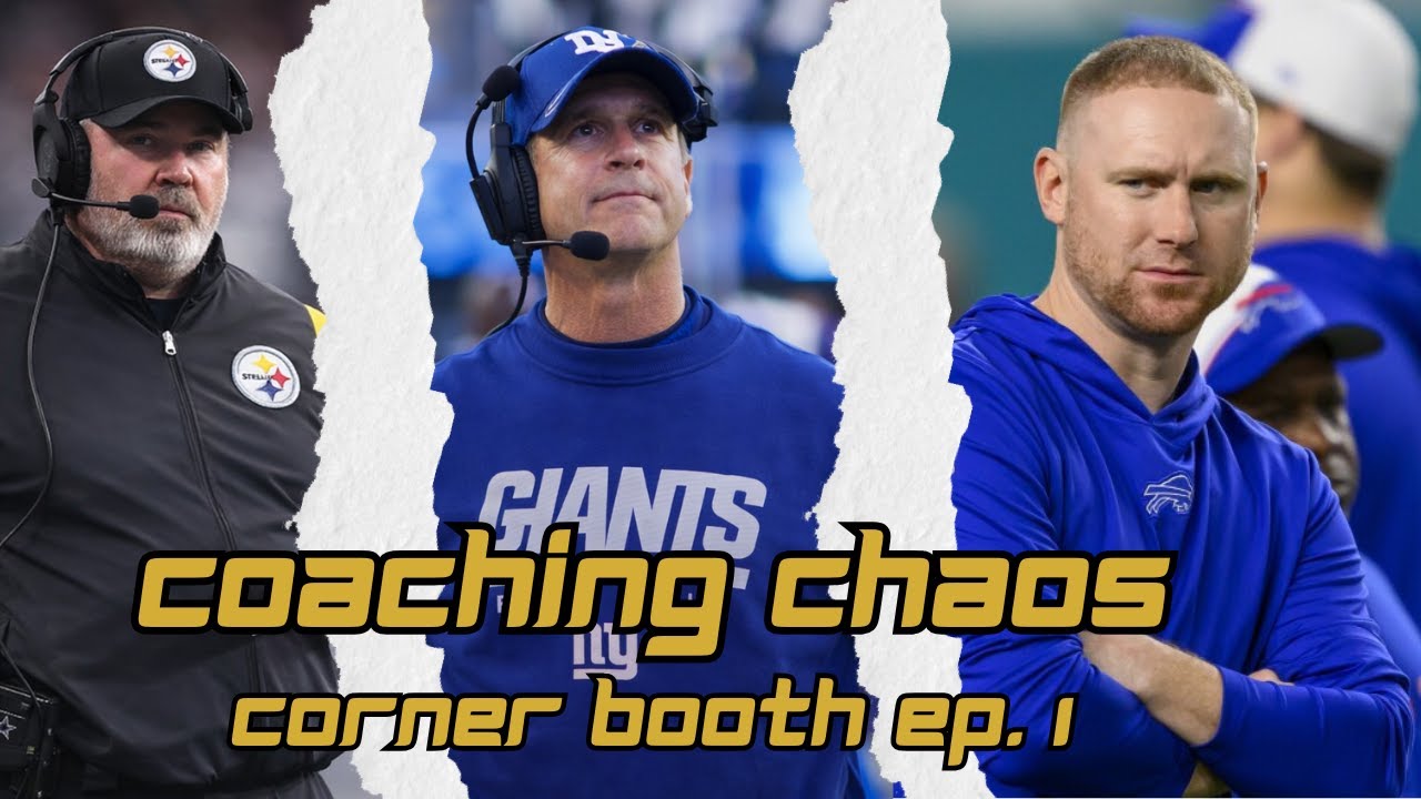 NFL Coaching Chaos! | Corner Booth Sports Ep. 1 |