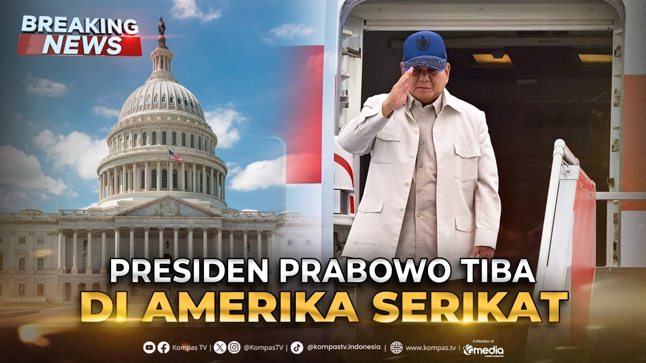 BREAKING NEWS - Presiden Prabowo Tiba di Amerika Serikat