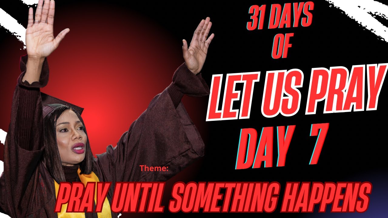 PRAY UNTIL SOMETHING HAPPENS