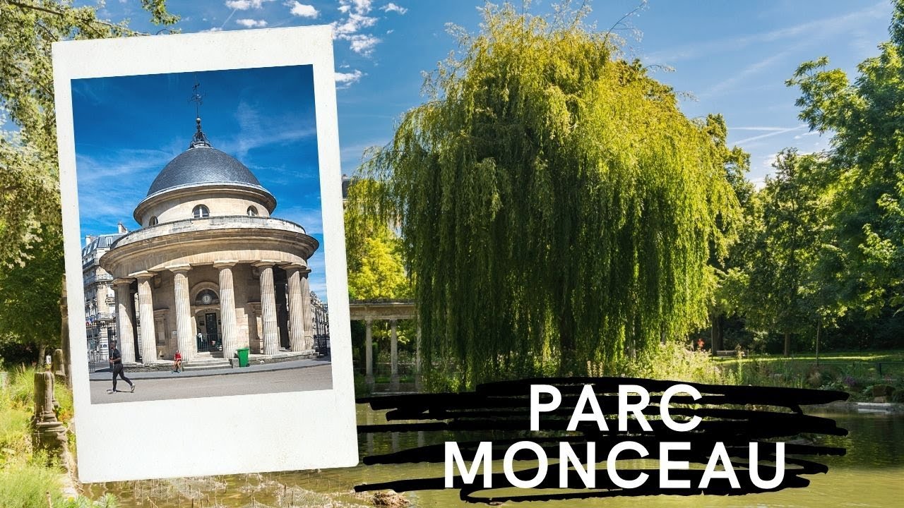 Parc Monceau. Парк Монсо.  Достопримечательности Парижа.  Отдых во Франции