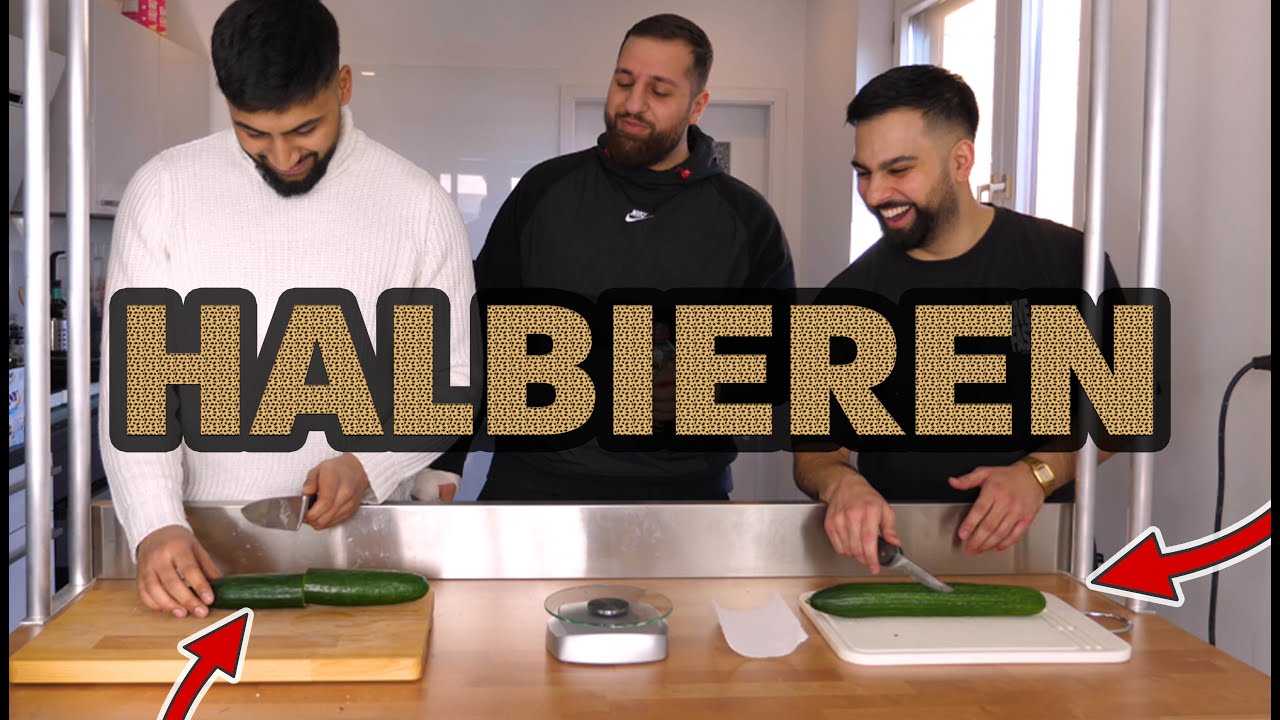 Who can cut in half better?