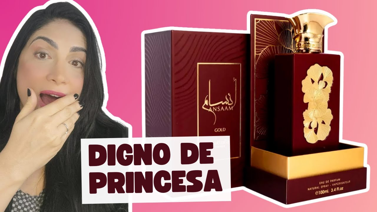 ANSAAM GOLD da LATTAFA: O Perfume Árabe Digno de uma Princesa! 👑