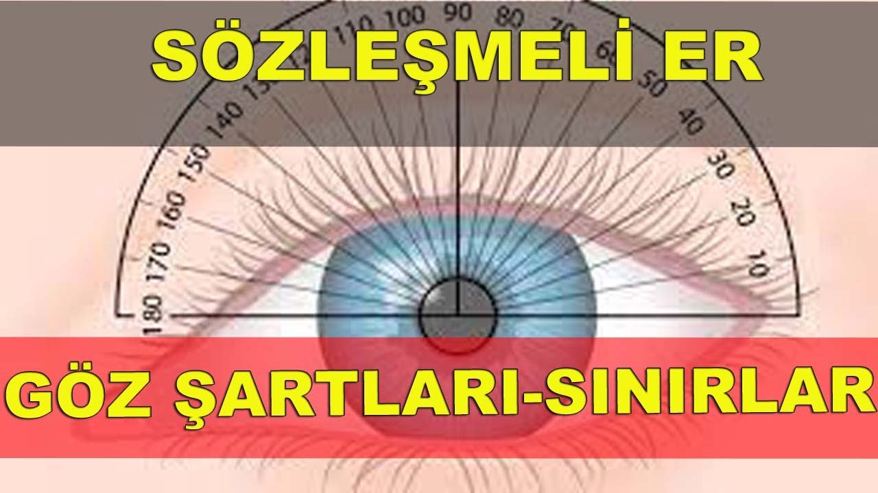 SÖZLEŞMELİ ER GÖZ ŞARTLARI NELERDİR ? Renk Körlüğü Engel mi?