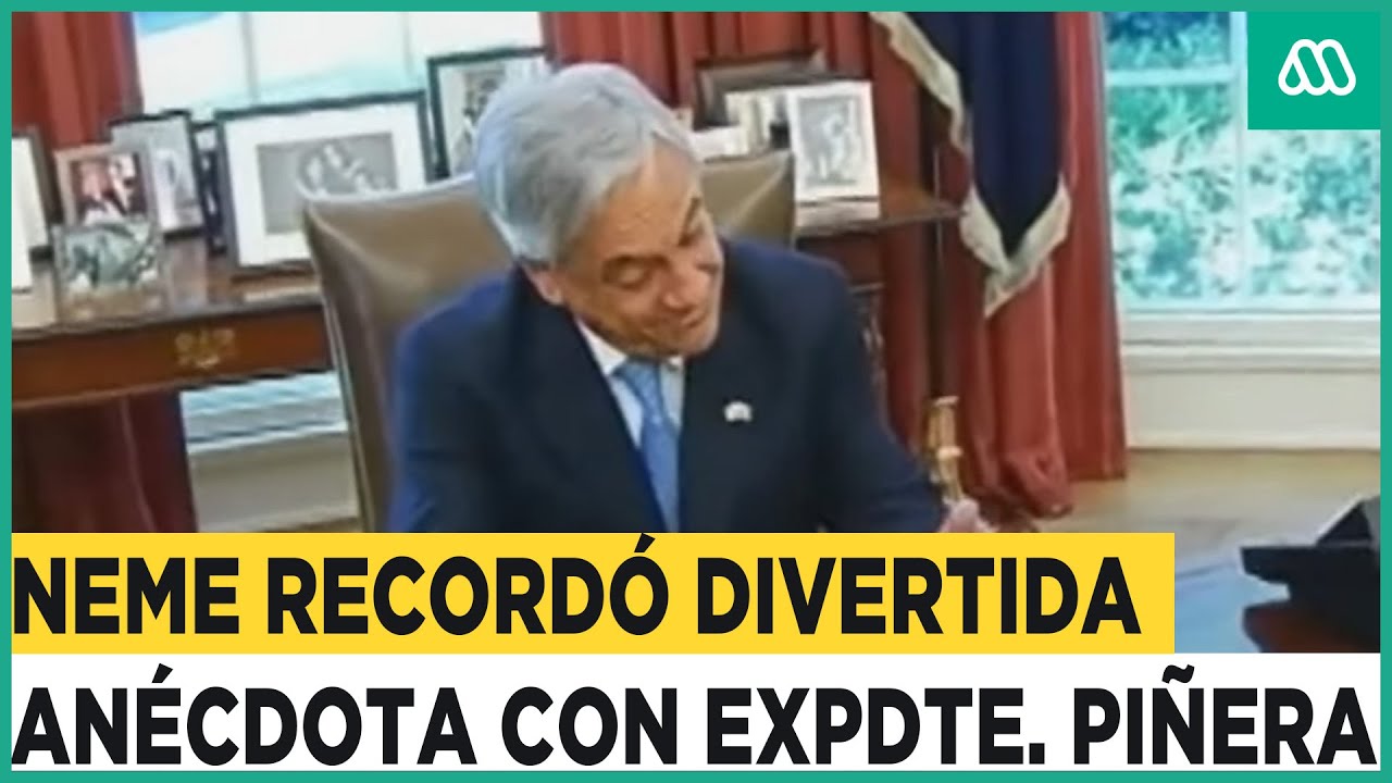 La anécdota de Neme sobre el expresidente Sebastián Piñera en la Casa Blanca