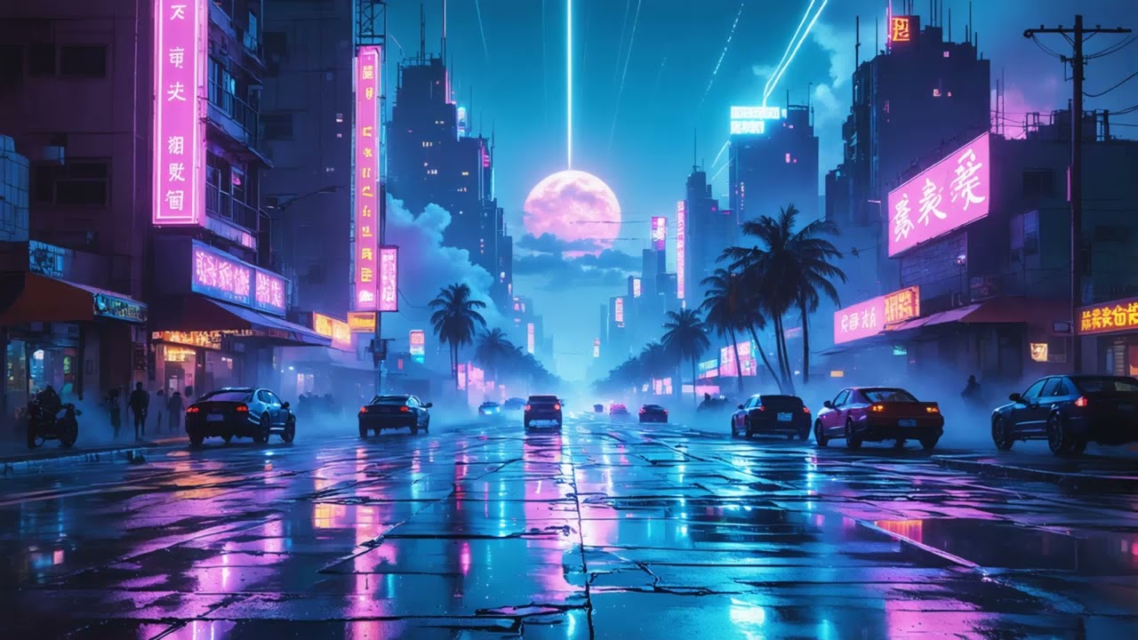 Midnight Reflections 🌌 | 1 Hour of 80s Synthwave