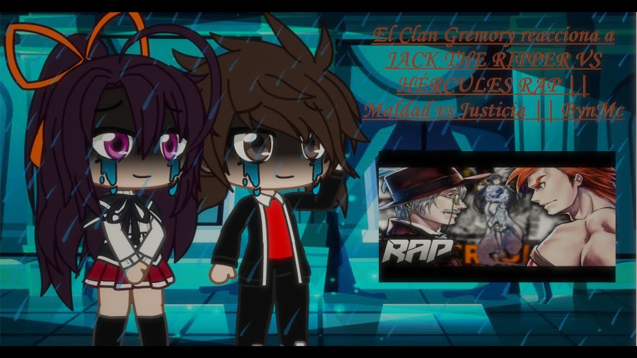El Clan Gremory reacciona a JACK THE RIPPER VS HÉRCULES RAP || Maldad vs Justicia || Gacha Club