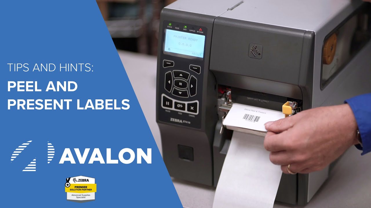 Tips and Hints: Peel and Present Labels