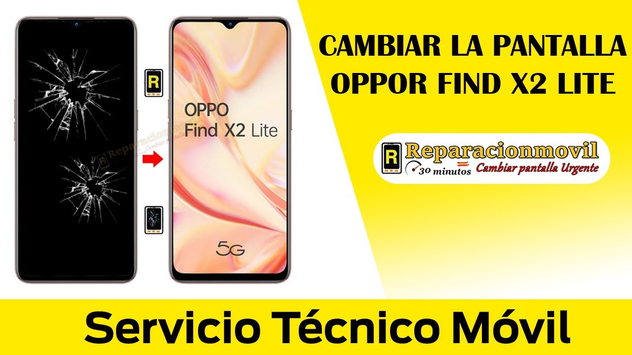 Cambiar pantalla Oppo Find X2 Lite. Tutorial completo