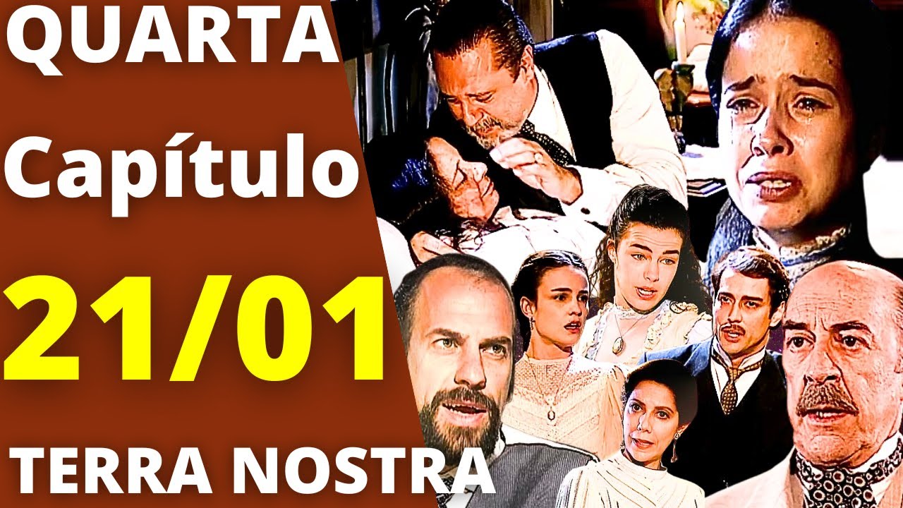 TERRA NOSTRA Capítulo de hoje QUARTA 21/01 GUMERCINDO CHORA COM ESTADO DE MARIA DO SOCORRO!