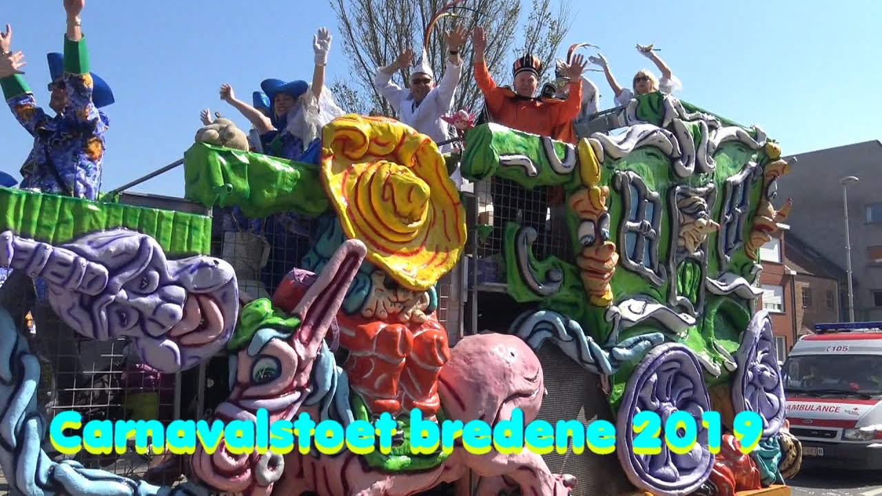 de volledige carnavalstoet van bredene 20 april 2019
