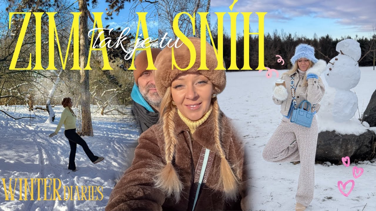 Do Prahy dorazila opravdová zima | Winter diaries 2026