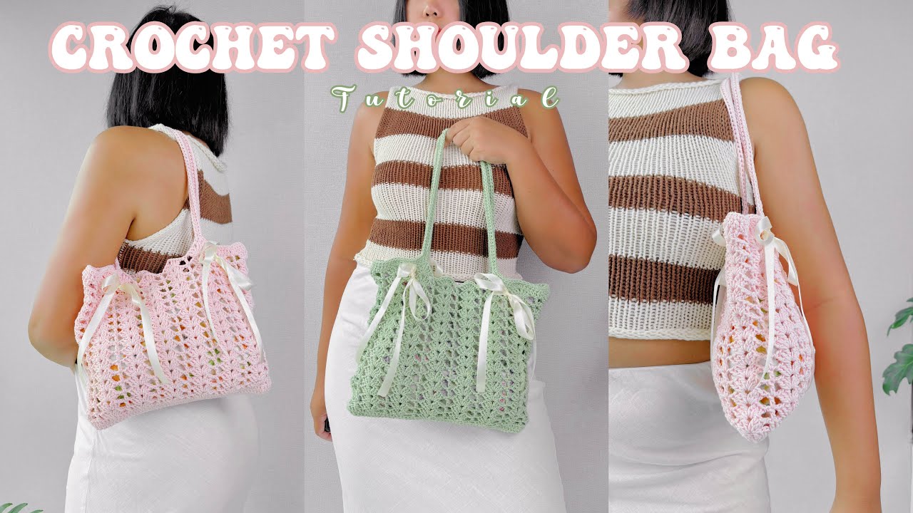 Crochet Shoulder Bag Tutorial #EP.71 | KJ Korn