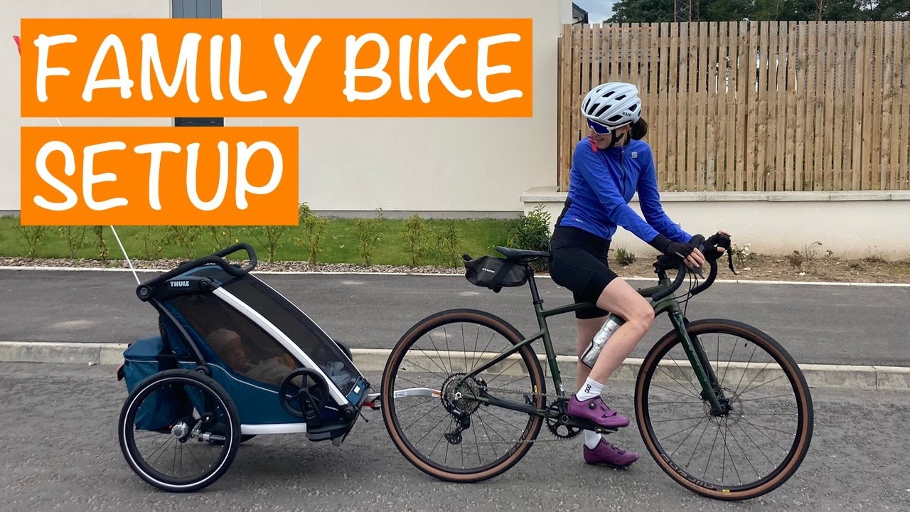 Thule Chariot Cross trailer and bike setup