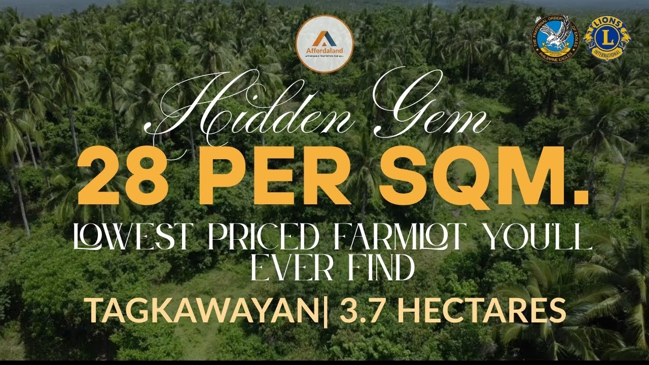 V130 HIDDEN GEM, LOWEST PRICED FARMLOT You'll ever find| 28 PHP per sqm.| TAGKAWAYAN| #farmlot