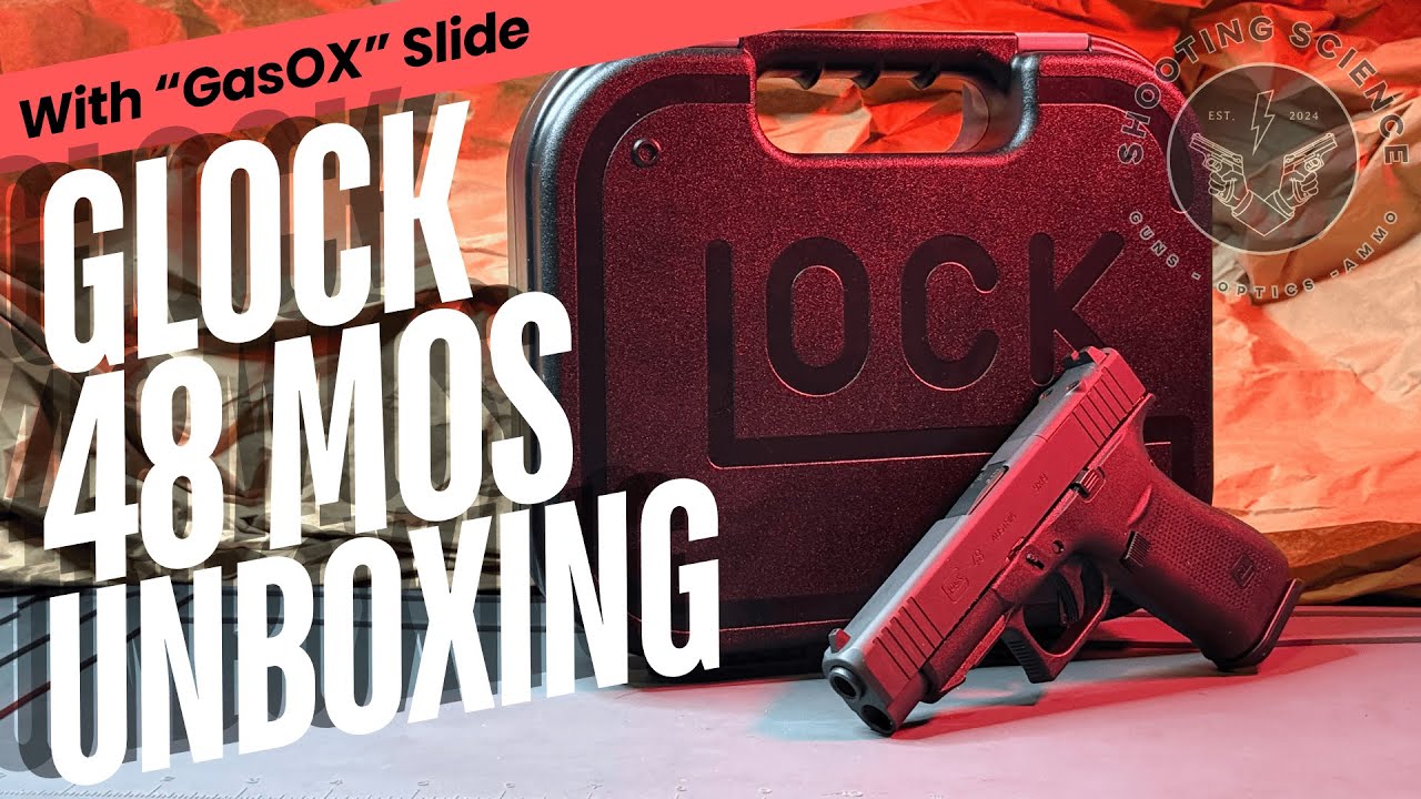 Распаковка Glock 48 MOS 2025 года, сравнение размеров, спусковой крючок и разборка