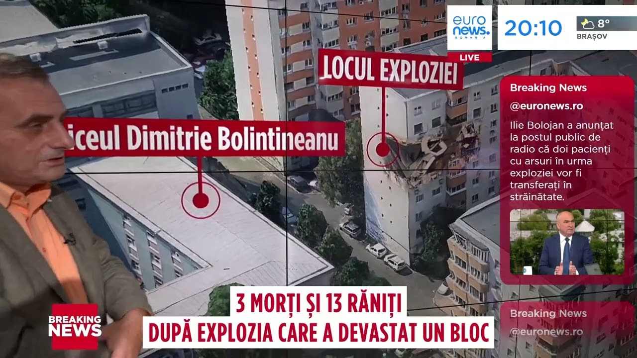 Explozia din Rahova. Sute de oameni au rămas fără locuințe. Peste 1500 elevi vor face cursuri online
