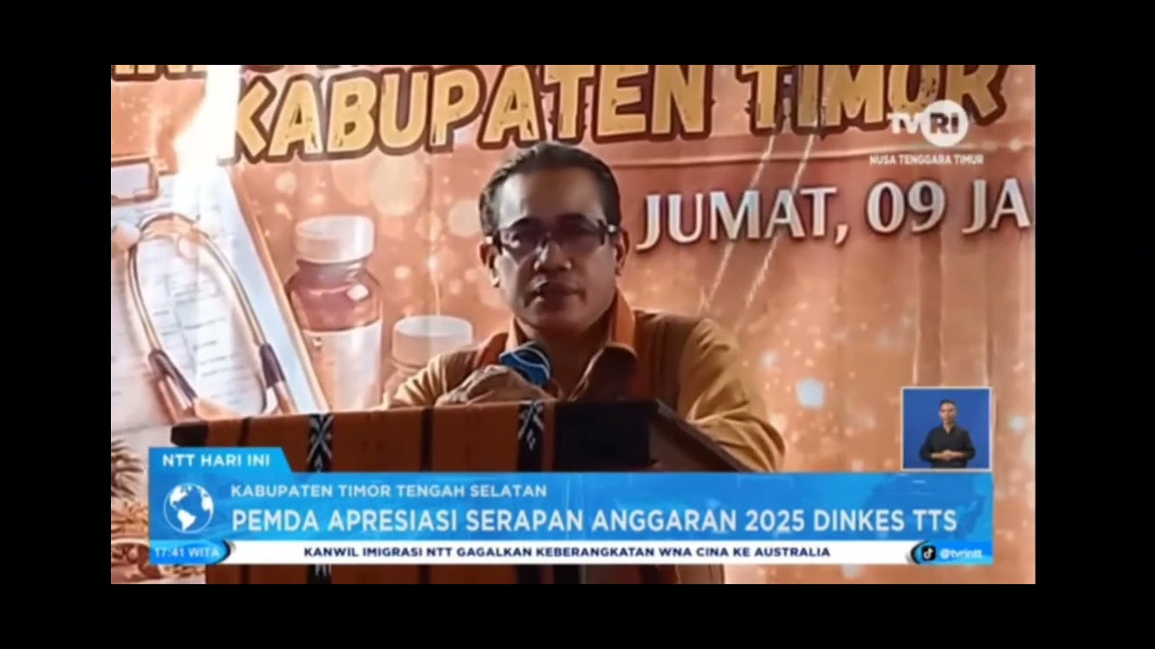 Kinerja Positif Dinas Kesehatan, Pemda TTS Apresiasi Penyerapan Anggaran 2025