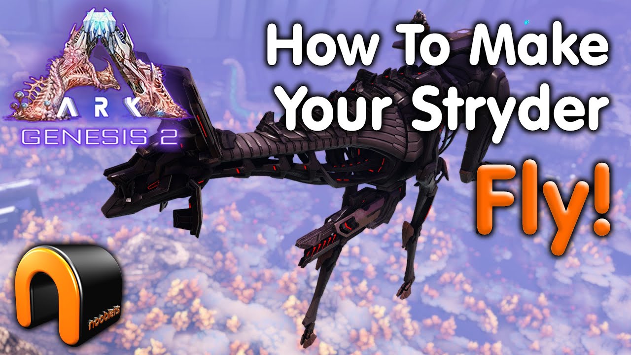 ARK Genesis 2 How To Make Your Stryder Fly! #ARK